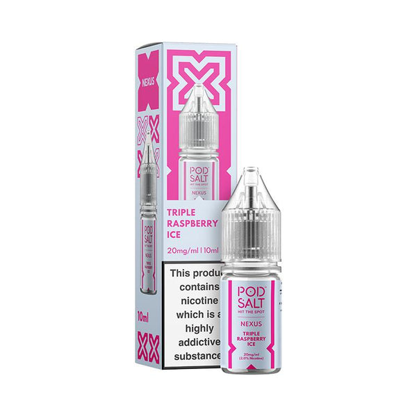 Triple Raspberry Ice By Nexus Pod Salt 10ml