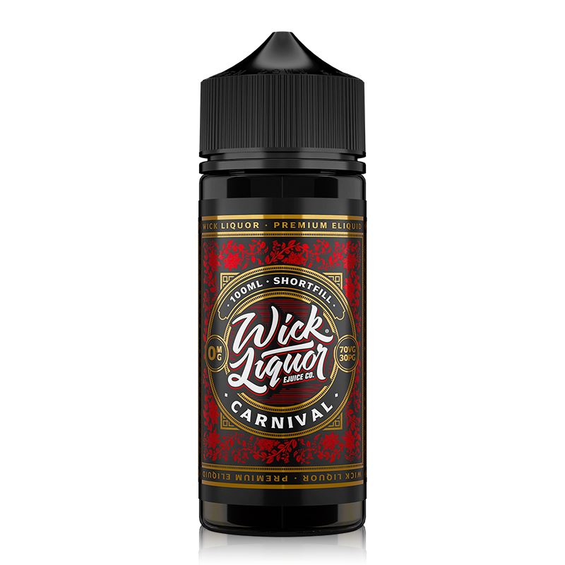 Carnival By Wick Liquor 0mg Shortfill