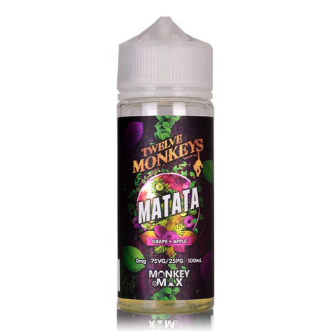 Matata By Twelve Monkeys 100ml Shortfill Twelve Monkeys