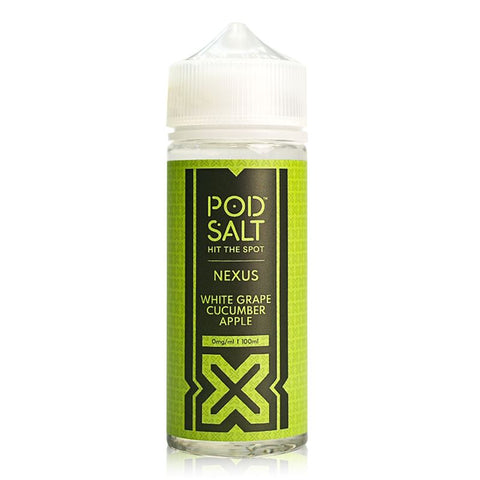 White Grape Cucumber Apple 100ml Shortfill By Nexus Pod Salt