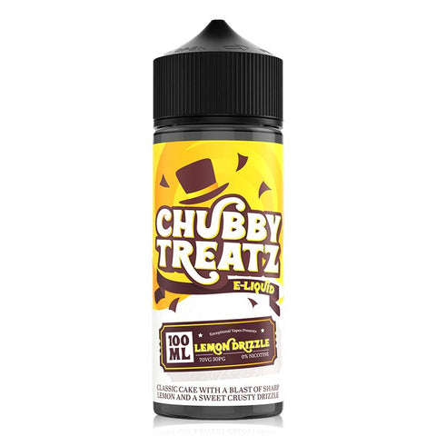 Lemon Drizzle Cake By Chubby Treatz 100ml Shortfill Chubby Eliquids