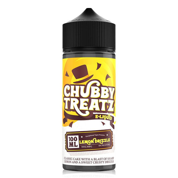 Lemon Drizzle Cake By Chubby Treatz 100ml Shortfill