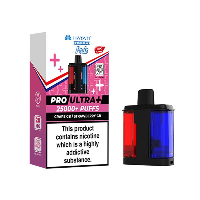 Hayati Pro Ultra Plus 25000 Prefilled Replacement Pods Hayati