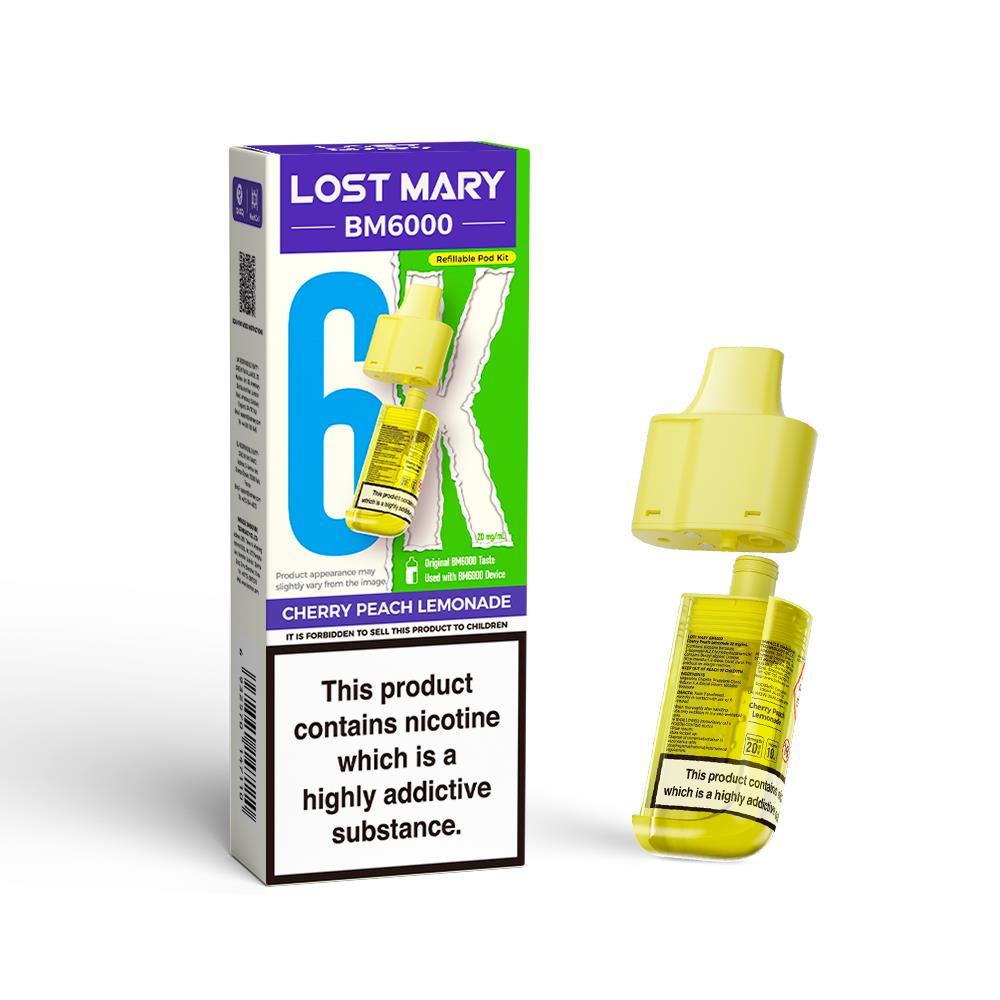BM6000 Prefilled Replacement Pod By Lost Mary