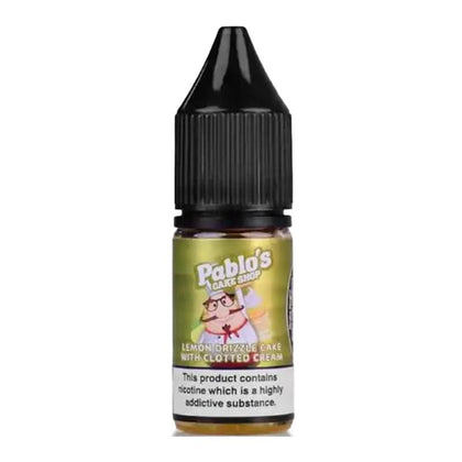 Lemon Drizzle Cake with Clotted Cream By Pablo's Cake Shop Salt 10ml Pablos Cake Shop
