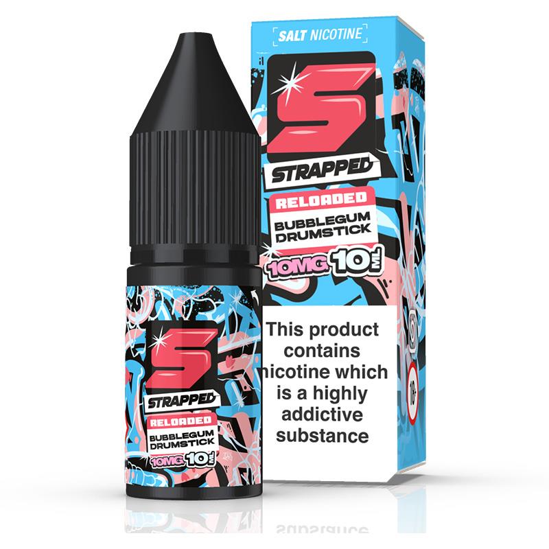 Bubblegum Drumstick By Strapped Reloaded Salts 10ml Strapped