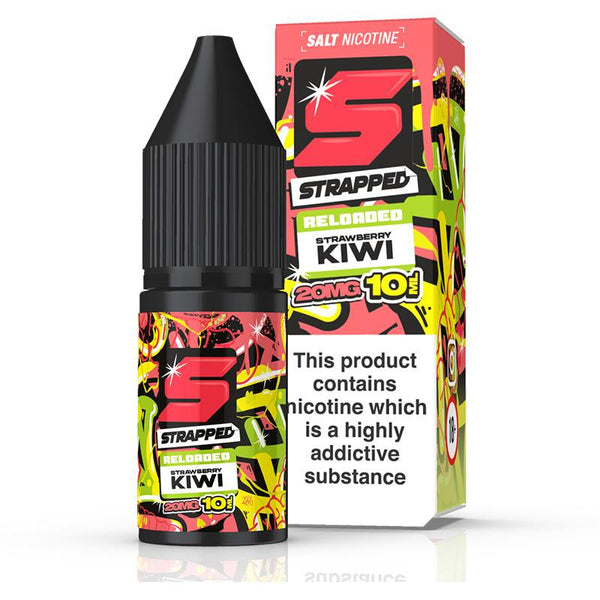 Strawberry Kiwi By Strapped Reloaded Salts 10ml