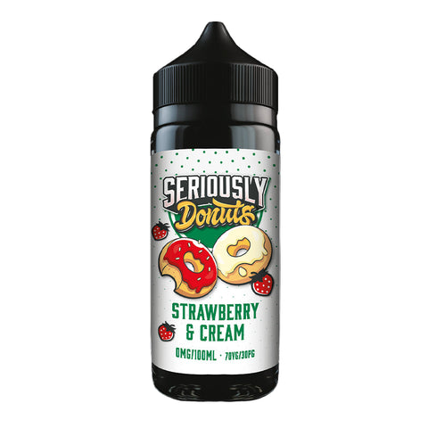 Strawberry and Cream By Seriously Donuts 100ml Shortfill Seriously Doozy