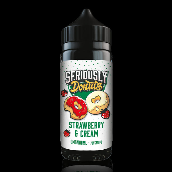 Strawberry and Cream By Seriously Donuts 100ml Shortfill