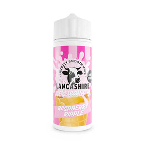 Raspberry Ripple By The Lancashire Ice Creamery 100ml Shortfill