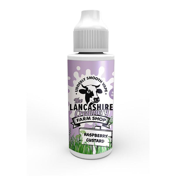 Raspberry Custard By The Lancashire Creamery Farm Shop 100ml Shortfill Lancashire Creamery