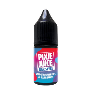 Wild Strawberry and Blueberry 10ml Nic Salt By Pixie Juice Bar Style