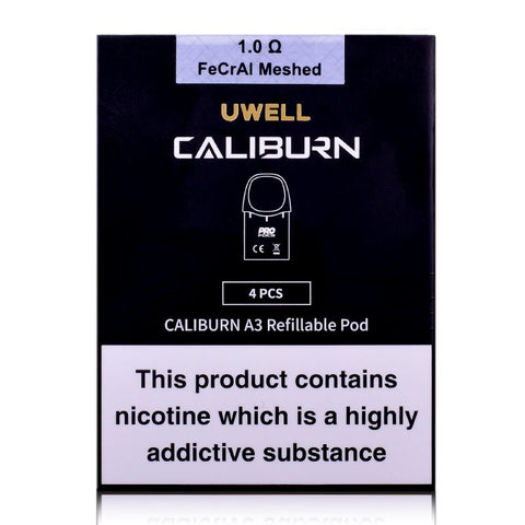 Caliburn A3 Replacement Pods By Uwell 4 Pack Uwell