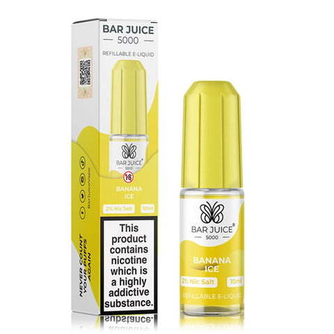 Banana Ice By Bar Juice 5000 Salt 10ml Bar Juice 5000