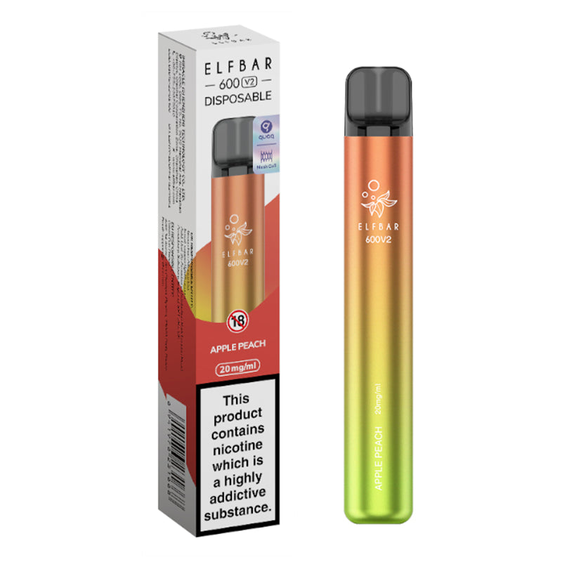 Elf Bar V2 600 Disposable Vape 20mg (out of date)