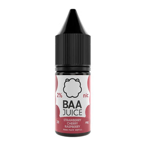 Strawberry Cherry Raspberry By Baa Juice 10ml Nic Salt