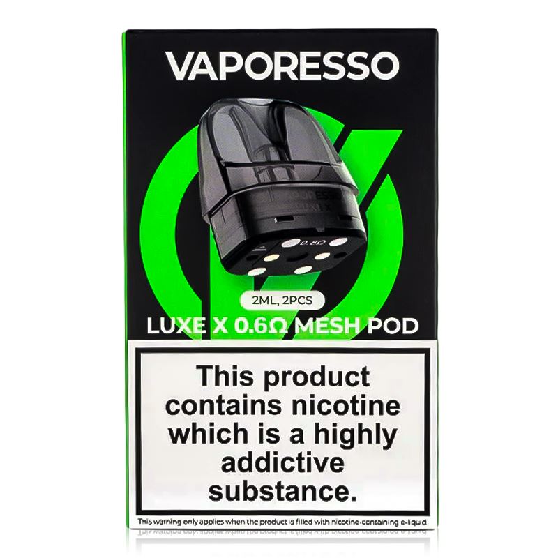 Luxe X Replacement 2ml Pods 2 Pack By Vaporesso