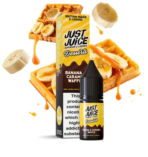 Banana Caramel Waffle By Just Juice Desserts 10ml Nic Salt Just Juice