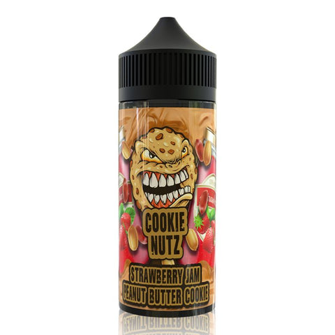 Strawberry Jam Peanut Butter Cookie By Cookie Nutz 100ml Shortfill Cookie Nutz