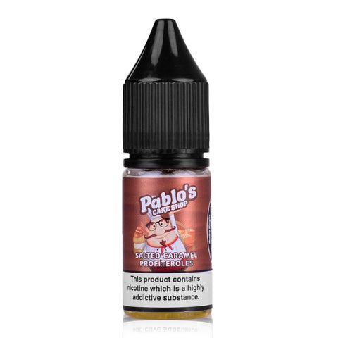 Salted Caramel Profiteroles By Pablo's Cake Shop Salt 10ml Pablos Cake Shop