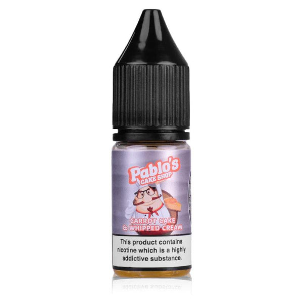 Carrot Cake and Whipped Cream By Pablo's Cake Shop Salt 10ml