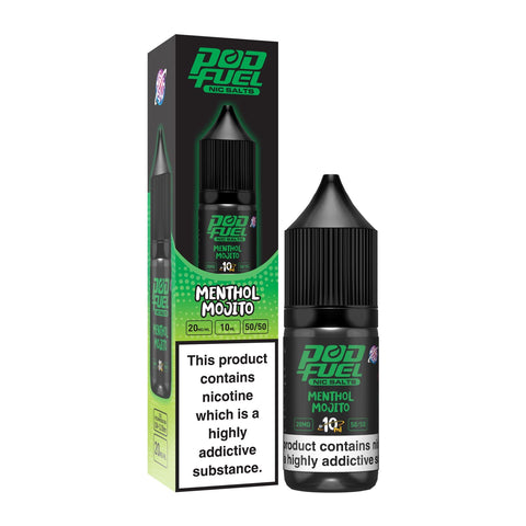 Menthol Mojito 10ml Nic Salts By Pod Fuel (Out Of Date) Pod Fuel
