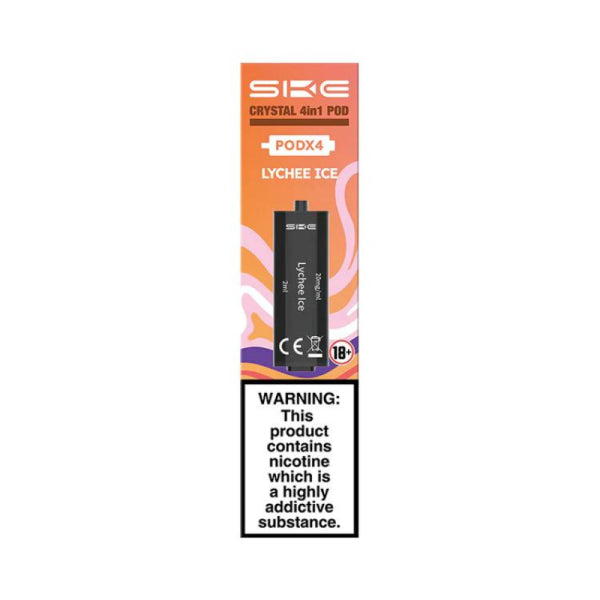 SKE Crystal 4 in 1 Replacement Pods 4 Pack