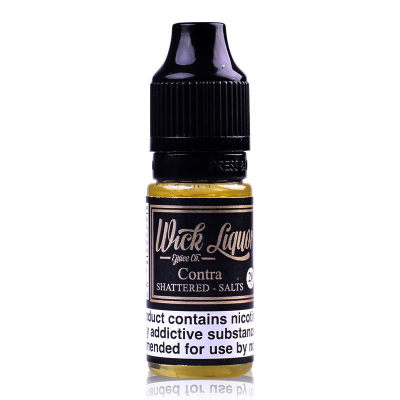 Contra Shattered By Wick Liquor 10ml Nic Salt