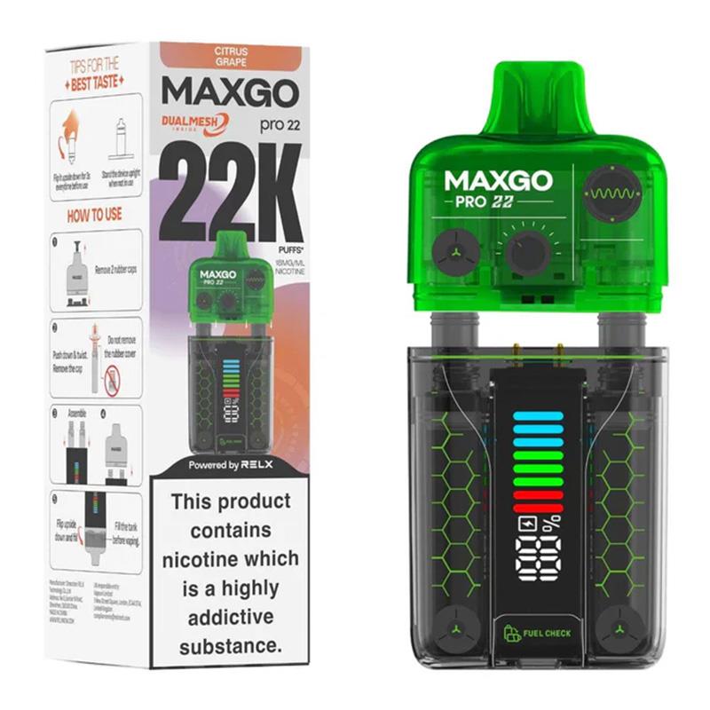MAXGO Pro 22 Disposable Pod Kit By Relx