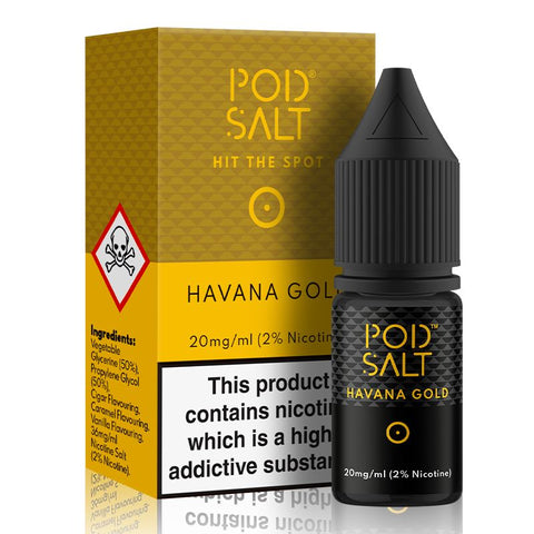 Havana Gold By Pod Salt 10ml Pod Salt
