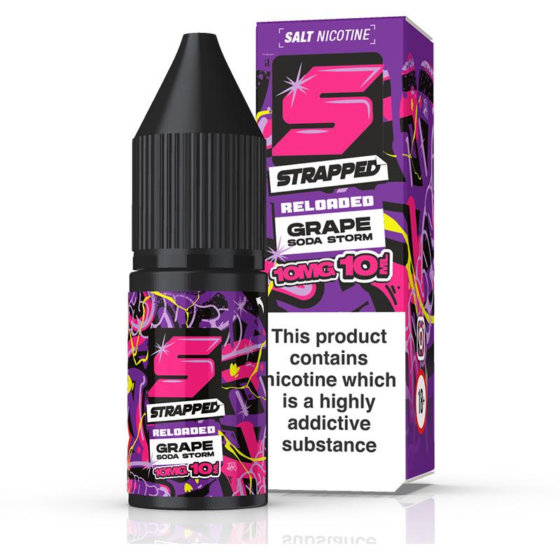 Grape Soda Storm By Strapped Reloaded Salts 10ml