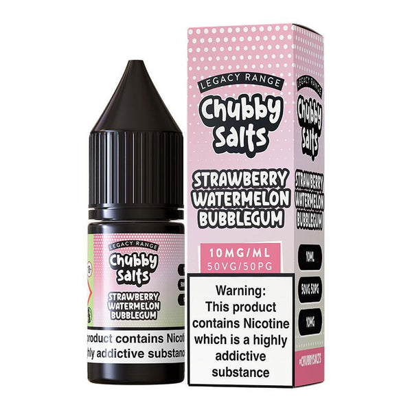 Strawberry Watermelon Bubblegum By Chubby Salts 10ml