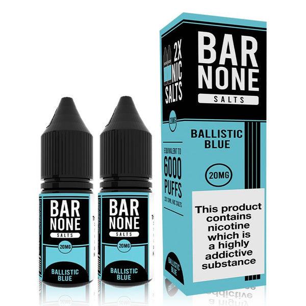 Ballistic Blue By Bar None 10ml Nic Salts Twin Pack
