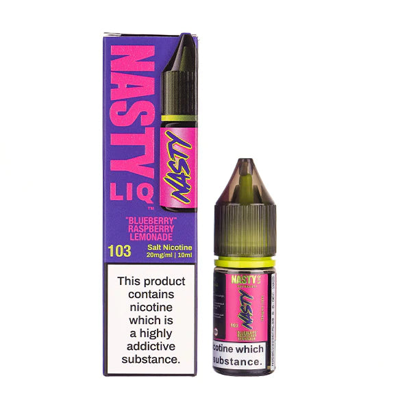 Blueberry Raspberry Lemonade By Nasty Liq 10ml Nic Salt