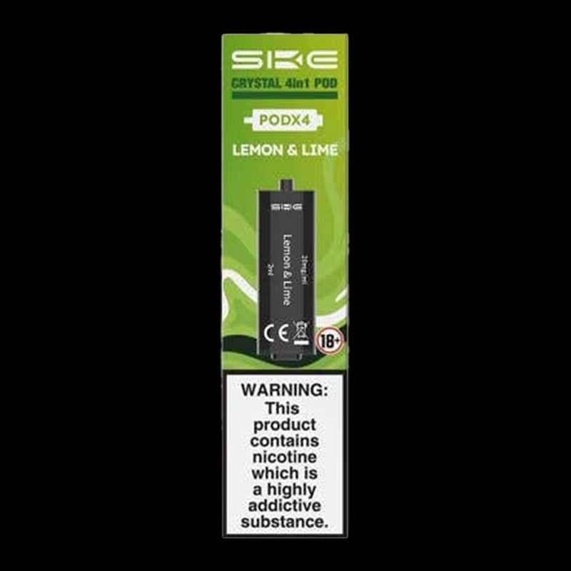 SKE Crystal 4 in 1 Replacement Pods 4 Pack