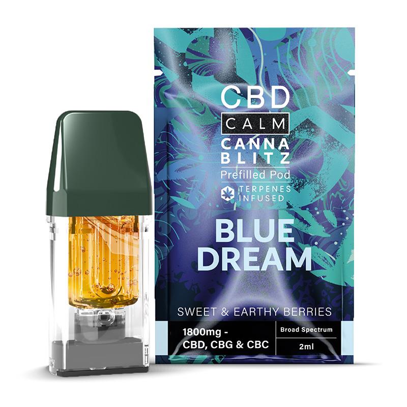 Cannablitz Replacement Prefilled CBD Pods | 1800mg CBD Calm