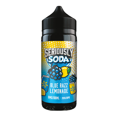Blue Razz Lemonade By Seriously Soda 100ml Shortfill Seriously Doozy