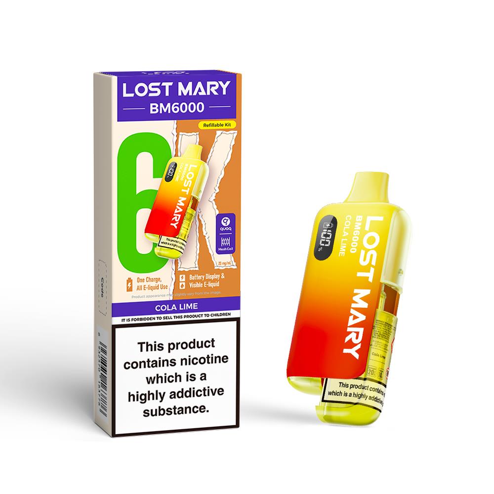 BM6000 V2 Prefilled Pod Kit By Lost Mary