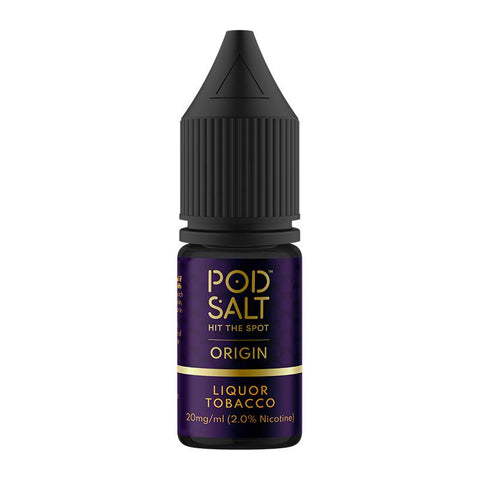 Liquor Tobacco By Pod Salt Origin 10ml Nic Salt Pod Salt