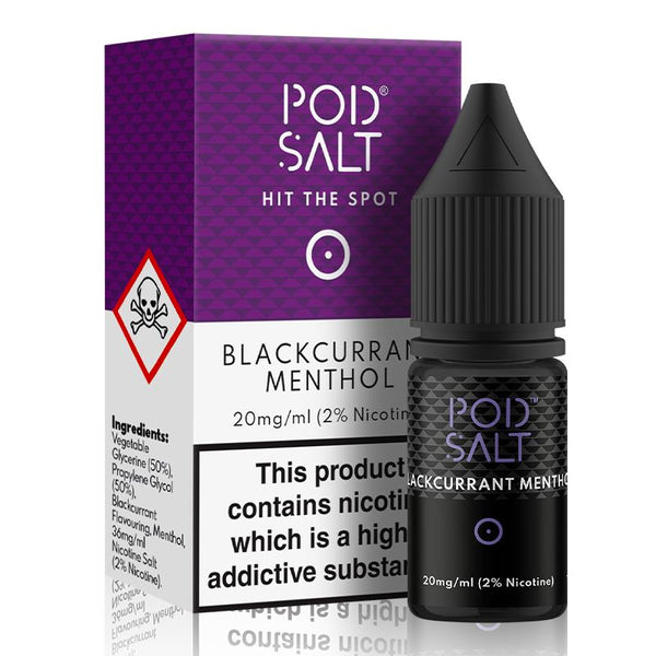 Blackcurrant Menthol By Pod Salt 10ml