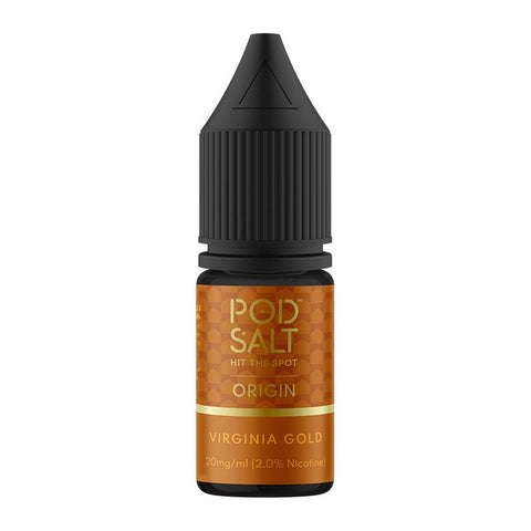Virginia Gold By Pod Salt Origin 10ml Nic Salt Pod Salt