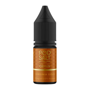 Virginia Gold By Pod Salt Origin 10ml Nic Salt