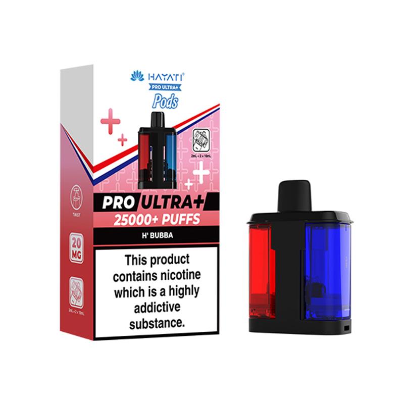 Hayati Pro Ultra Plus 25000 Prefilled Replacement Pods Hayati