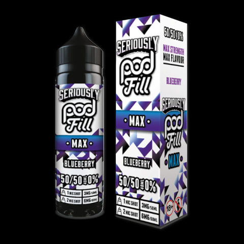 Blueberry By Seriously Podfill Max 40ml Shortfill Seriously Doozy