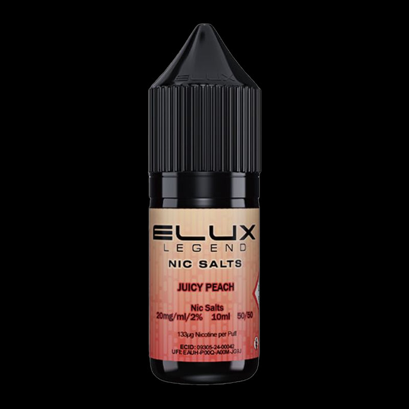 Juicy Peach By Elux Legend 10ml Salts