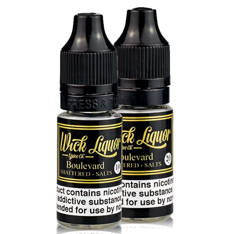 Boulevard Shattered By Wick Liquor 10ml Nic Salt
