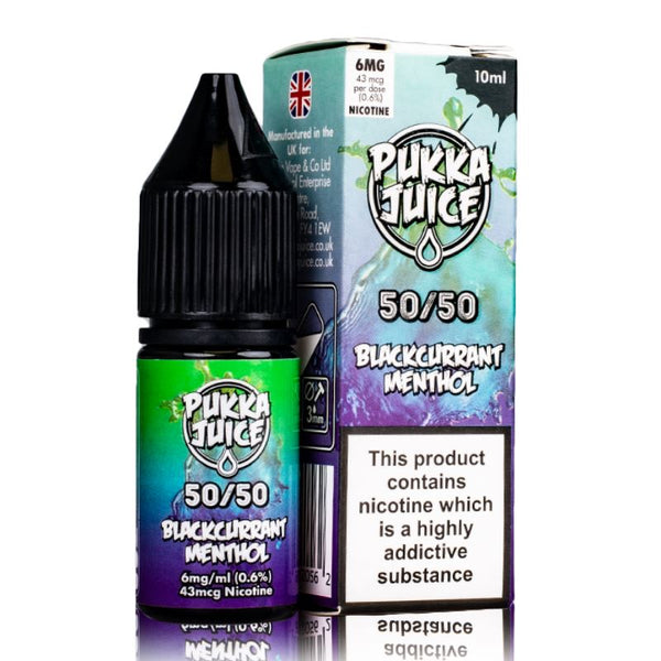 Blackcurrant Menthol By Pukka Juice 10ml
