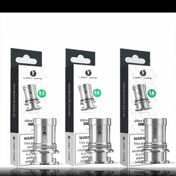 Ultra Boost Replacement Coil By Lost Vape 5 Pack
