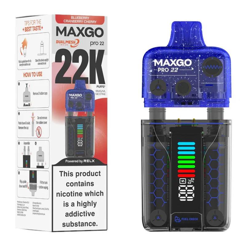 MAXGO Pro 22 Disposable Pod Kit By Relx