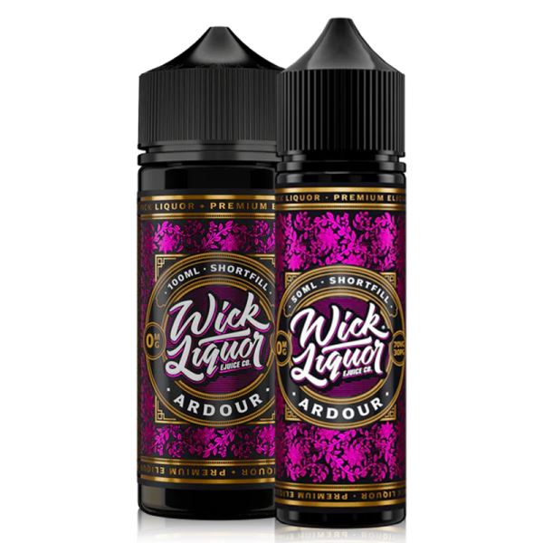 Ardour By Wick Liquor 0mg Shortfill